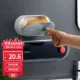 Короткий фасон – элегантный серый.