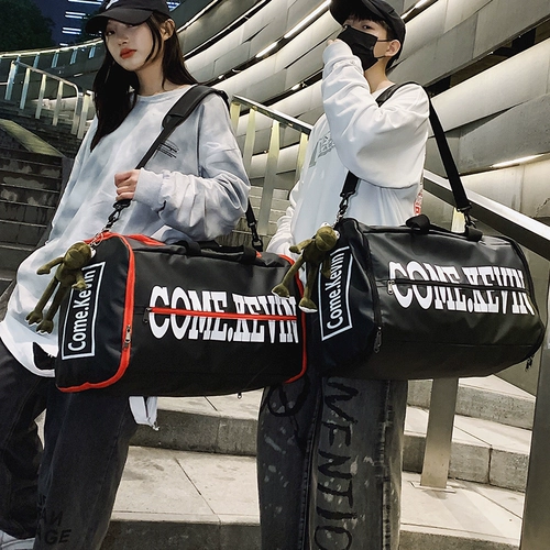 Вместительная и большая сумка для путешествий, трендовая сумка через плечо, брендовая багажная баскетбольная портативная спортивная сумка для тренировок, барсетка, надевается на плечо