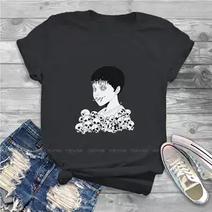 Souichi Женская одежда Junji Ito Женская футболка с графическим принтом