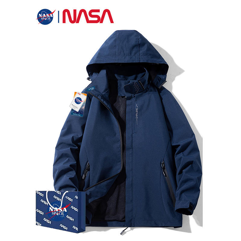  NASA联名冲锋衣男女户外进藏登山服外套 51.68元