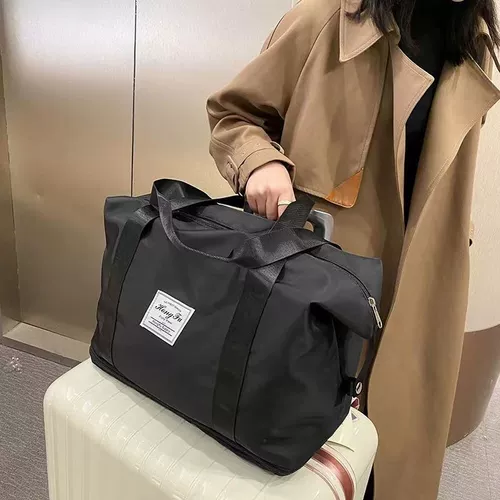 Сумка для путешествий, портативная сумка через плечо, вместительная и большая багажная спортивная сумка, ткань оксфорд