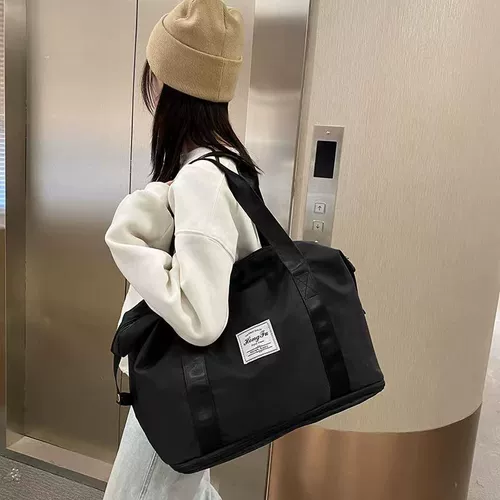 Сумка для путешествий, портативная сумка через плечо, вместительная и большая багажная спортивная сумка, ткань оксфорд