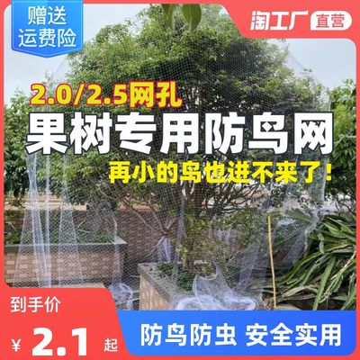 taobao agent Agricultural nylon anti -bird sky network grape tree strawberry cherry fish pond breeding bird network protection net