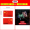 9.6 * 6.5 cm Красный флаг China черный шрифт + « Китай» семицветный лазерный средний номер 20 * 14cm