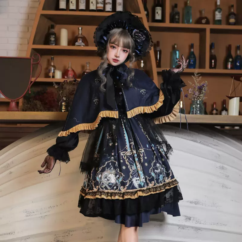 櫻洛芙原創lolita 神救贖JSK洋裝Ⅱ型復古哥特風暗黑系羅莉塔裙