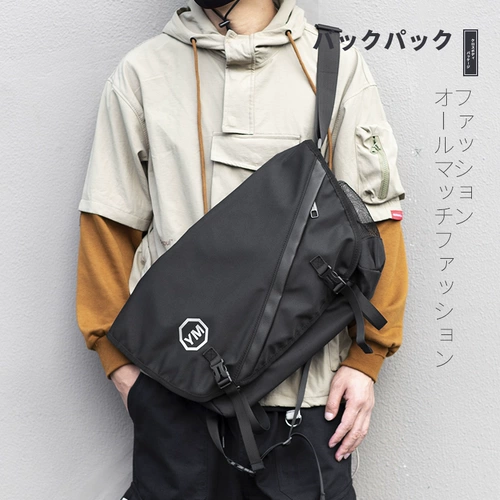 Японская вместительная и большая сумка через плечо, сумка на одно плечо, подходит для студента