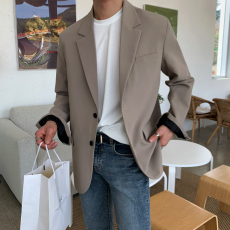 Пиджак, Костюм mrcyc春秋季高级感小西装男宽松韩版潮流单西外套炸街休闲西服