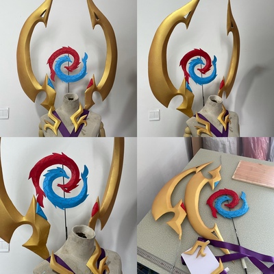 taobao agent League of Legends God Dragon His Holiness Karma COS prop