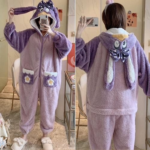 Паджама женский коралловый бархат может быть обречен,  迩 迩 迩 迩 迩 迩 плюс бархатная защита