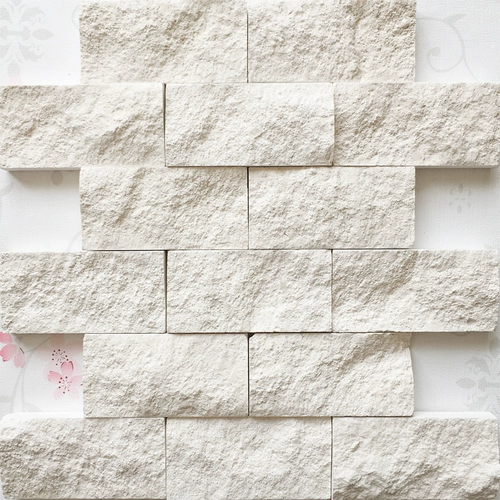 Не совсем белая каменная мозаика наклейки на естественный мрамор белый песок