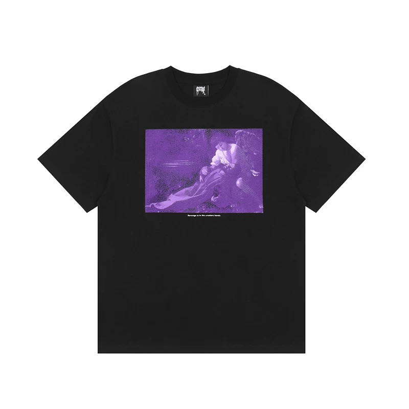 [Spot] Ревендж "ST Francis" футболка с короткими рукавами свободного кроя бренд Saint -Francis tide loose short -sleeved T -shirt
