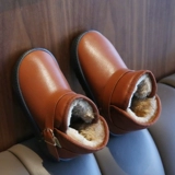 Нескользящие детские короткие сапоги, зимние утепленные ботинки для мальчиков, подходит для подростков, 2019