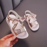 Летние модные детские сандалии для принцессы, 2020, мягкая подошва, подходит для подростков, в корейском стиле