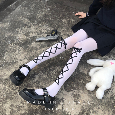 taobao agent Japanese cute belt, socks, Lolita style