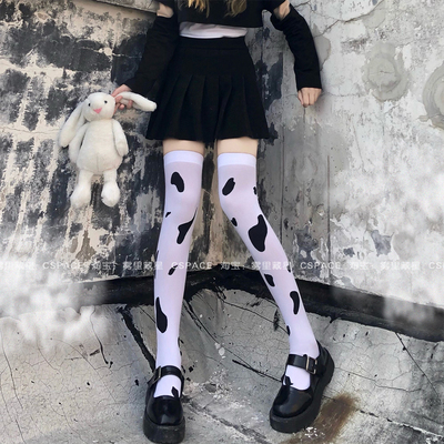 taobao agent Sexy socks, thin white high boots