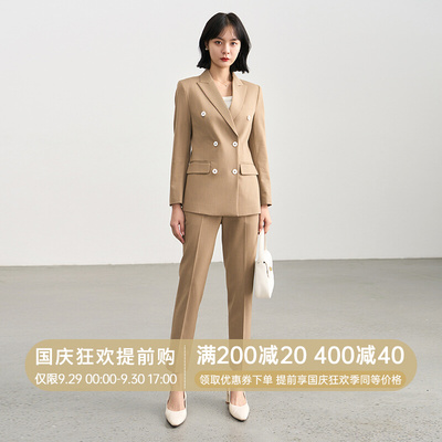 taobao agent Powerful women's women's suit khaki professional small suit, cold system, capable temperament workplace light cooked style suit