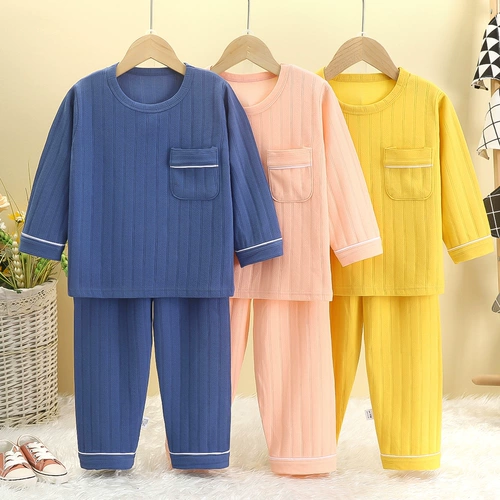 Детское термобелье, штаны, хлопковая форма, удерживающая тепло пижама, подходит для подростков