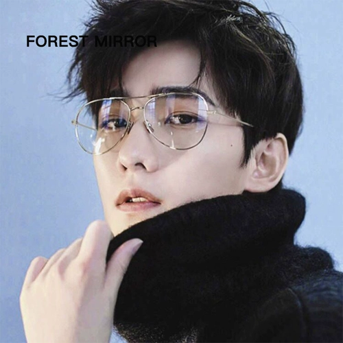 Анти -радиационные анти -блюд -светлые компьютерные очки без числа плоских глаз для глаз рама зеркала