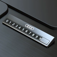 Audi-[Роскошная модель из алюминиевого сплава с ЧПУ]-Deep Space Grey (шесть наборов номеров бесплатно)