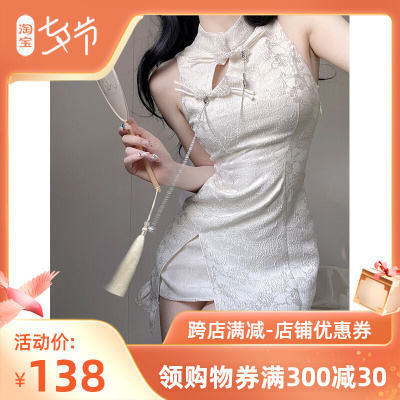 taobao agent Cheongsam, sexy dress, summer small princess costume, Chinese style