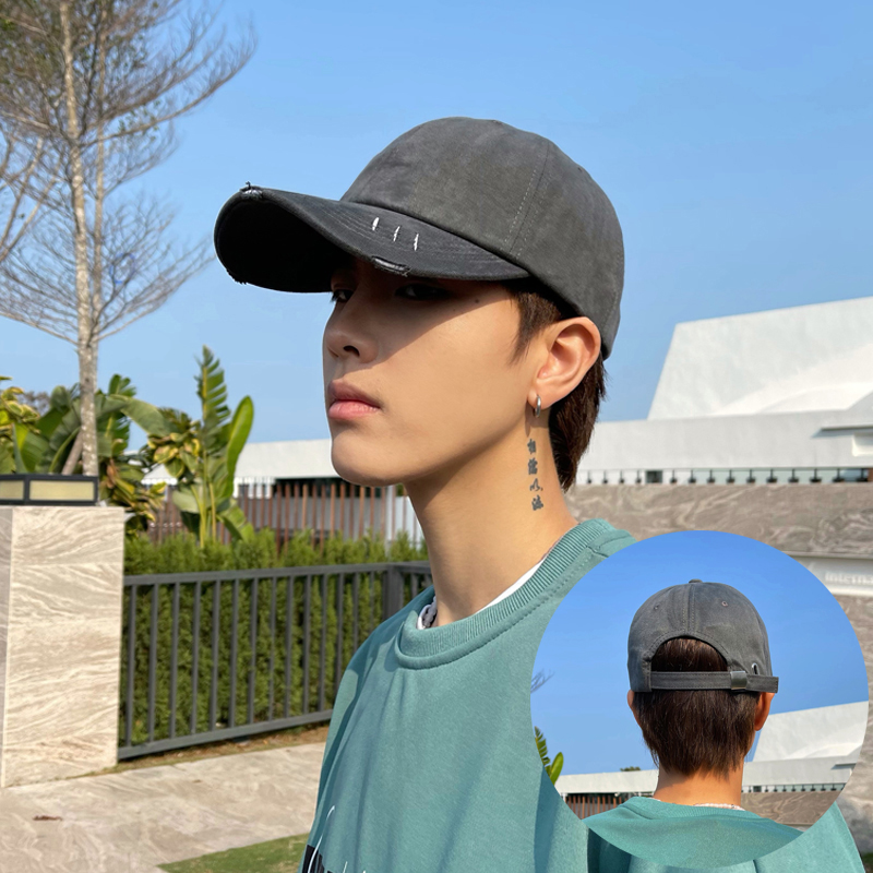 Herren-Sommer-Baseballkappe mit weichem Oberteil, vielseitiger Retro-Sonnenhut für Frühling und Herbst, ideal für Studenten._voghion.com
