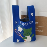 J11a60010-7#Happy Cat-Blue