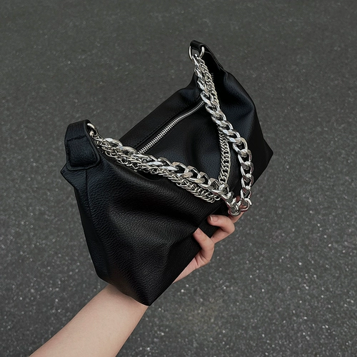 Летняя сумка подмышку, барсетка, сумка через плечо, цепь, французский стиль, изысканный стиль, яркий броский стиль