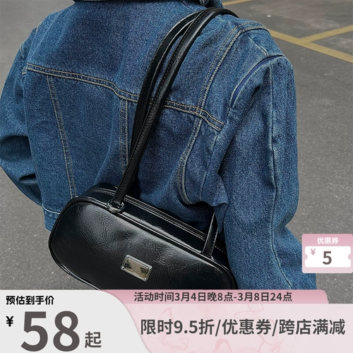 Ретро вместительная и большая сумка через плечо для отдыха, сумка на одно плечо, премиум класс, коллекция 2023