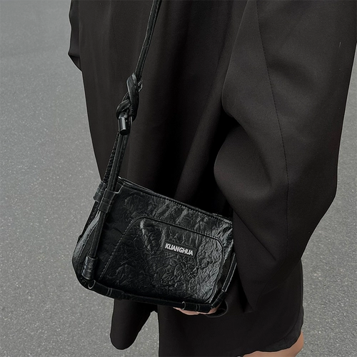 Tide, черная сумка на одно плечо, летняя сумка через плечо, тренд сезона, изысканный стиль