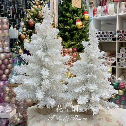 Рождественский белый декор, коллекция 2022, со снежинками, изысканный стиль, DIY