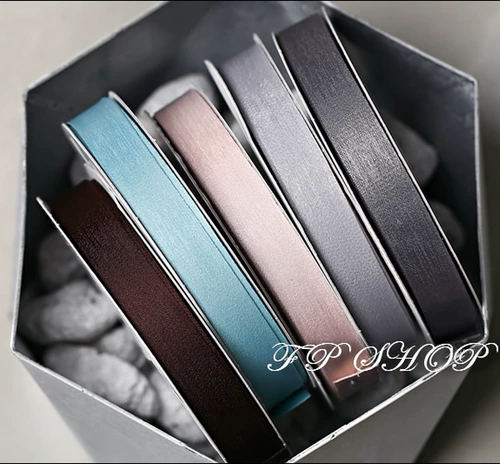 Элитная импортная лента, нюдовая упаковка, подарок на день рождения, широкая цветовая палитра, 40mm