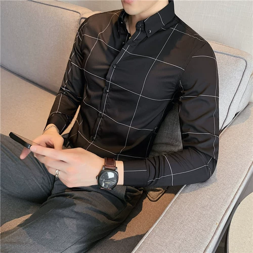 Рубашка, мужской трендовый жакет для отдыха, осенняя, коллекция 2022, в корейском стиле