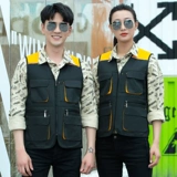 Светоотражающий жилет для работы для занятий на открытом воздухе, делается под заказ, с печатью вашего логотипа