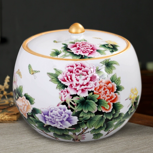 Церамический рисовый рисовый цилиндр Jingdezhen