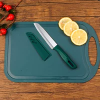 Чернила зеленый фруктовый нож+большая режущая доска