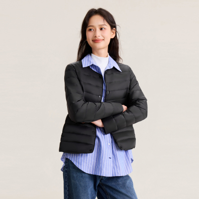 双倍礼金！雪中飞女士轻薄羽绒服