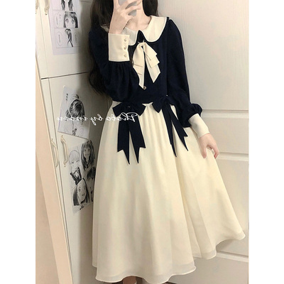 taobao agent Japanese school skirt, white jacket, dress, Lolita style, Chanel style