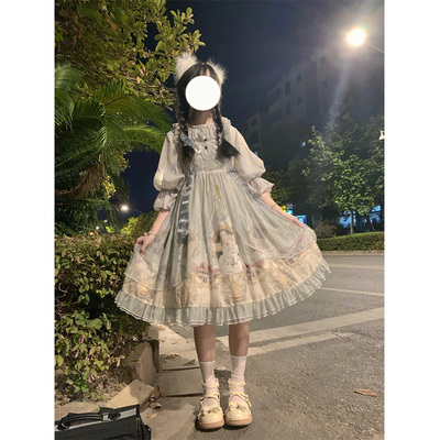 taobao agent Cute dress, small princess costume, Lolita style, Lolita OP