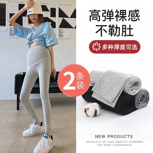 Осенние леггинсы для беременных, летние утепленные штаны, весенняя летняя одежда