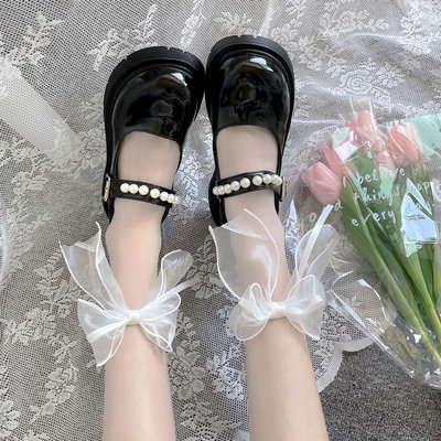 taobao agent Summer Japanese glossy cute socks, thin universal crystal