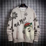 Рождественский демисезонный свитер, оверсайз