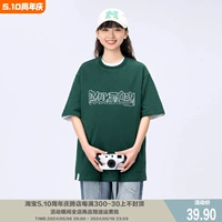 Летняя японская футболка с коротким рукавом для отдыха, свободный крой