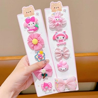 Комплект, щипцы, в цветочек, 10 шт