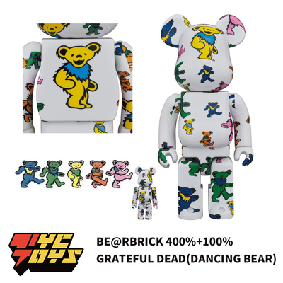 taobao agent 【Tyctoys】Spot BE@RBrick 400% Grateful Dead dancing bears