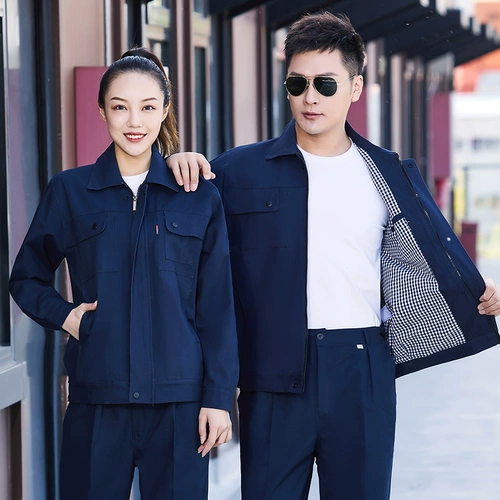 Демисезонный хлопковый износостойкий комбинезон, лонгслив, увеличенная толщина