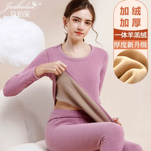 Бархатное удерживающее тепло нижнее белье, флисовый комплект, хлопковое термобелье, зимний свитер, увеличенная толщина