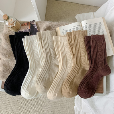 taobao agent Woolen demi-season warm winter socks