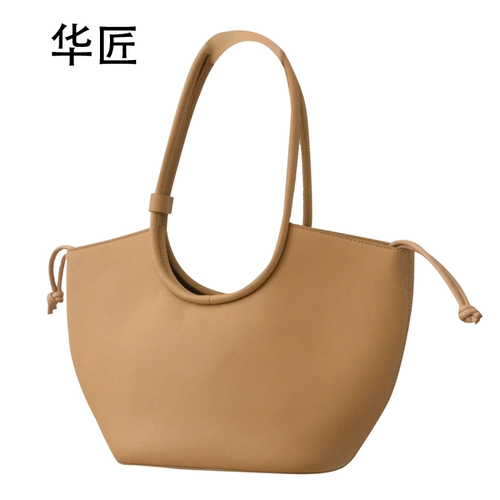 Демисезонная вместительная и большая сумка на одно плечо для отдыха, корзина, коллекция 2022