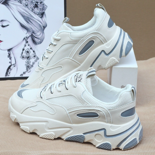 Дышащая спортивная спортивная обувь, универсальные туфли для отдыха, 2022, мягкая подошва, в корейском стиле