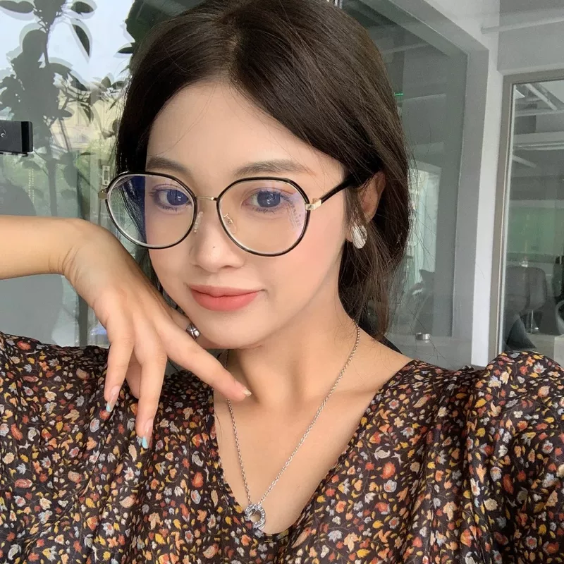 Anti-radiation glasses, lens for students, Korean style